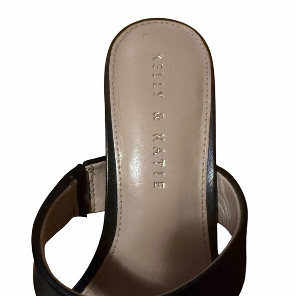 Kelly & Katie Black Block Heel Mules - Worn Once - Picture 3 of 4